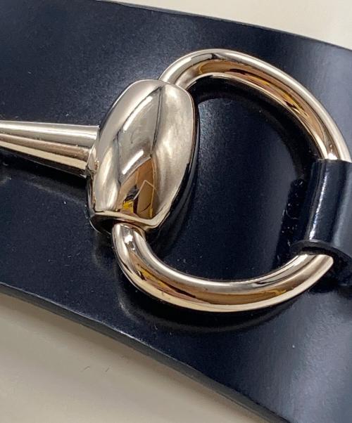 GUCCI（グッチ）GUCCI (グッチ) Savoy Loafers/サヴォイローファー ブラック×ホワイト サイズ:39の古着・服飾アイテム