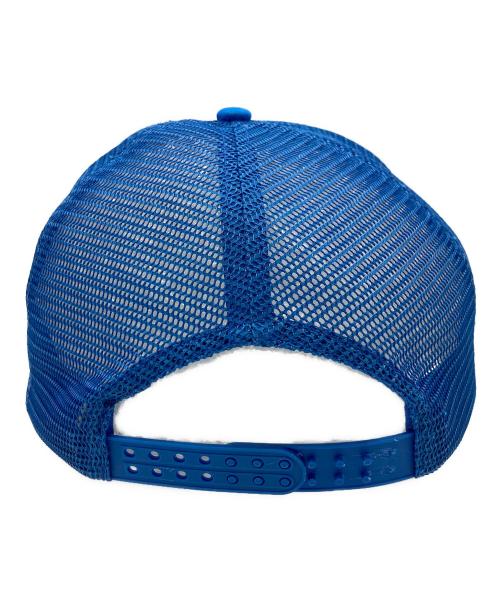LIFE'S BEAUTIFUL（ライフズ・ビューティフル）LIFE'S BEAUTIFUL (ライフズ・ビューティフル) メッシュキャップ ブルーの古着・服飾アイテム