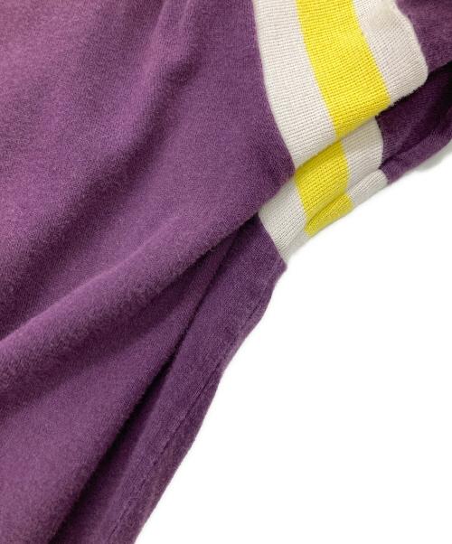 A BATHING APE（アベイシングエイプ）A BATHING APE (アベイシングエイプ) GENERALSプリントTEE イエロー×パープル サイズ:XLの古着・服飾アイテム