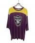 A BATHING APE（アベイシングエイプ）の古着「GENERALSプリントTEE」｜イエロー×パープル