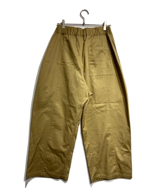 SAGE NATION（セイジ ネーション）SAGE NATION (セイジ ネーション) BOX PLEAT TROUSER/ボックスプリーツ・トラウザーズ（パンツ） ブラウン サイズ:Mの古着・服飾アイテム