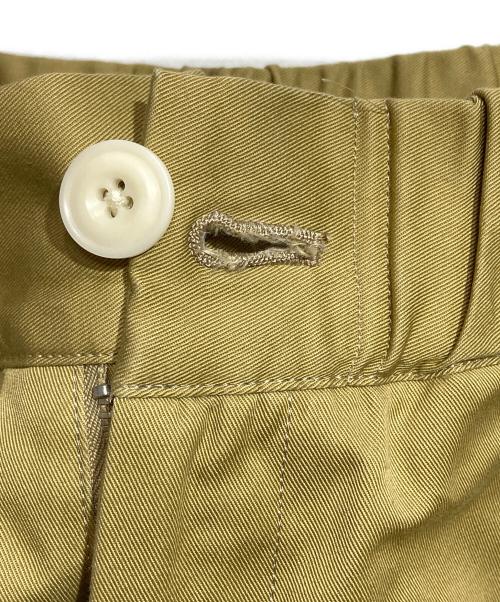 SAGE NATION（セイジ ネーション）SAGE NATION (セイジ ネーション) BOX PLEAT TROUSER/ボックスプリーツ・トラウザーズ（パンツ） ブラウン サイズ:Mの古着・服飾アイテム