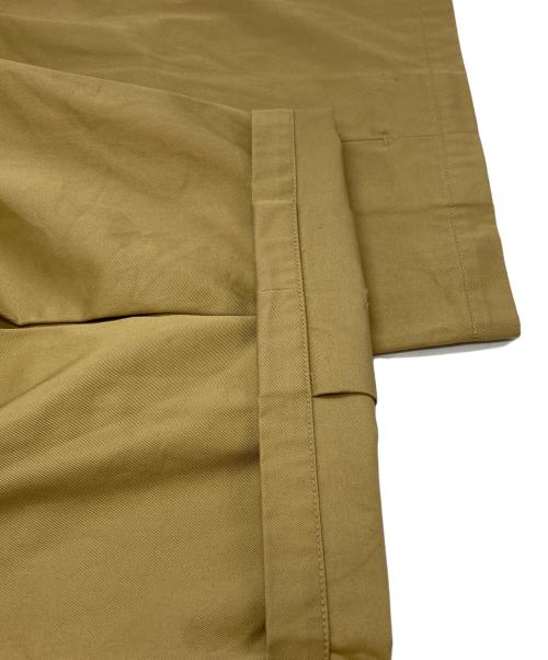 SAGE NATION（セイジ ネーション）SAGE NATION (セイジ ネーション) BOX PLEAT TROUSER/ボックスプリーツ・トラウザーズ（パンツ） ブラウン サイズ:Mの古着・服飾アイテム