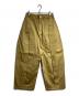 SAGE NATION（セイジ ネーション）の古着「BOX PLEAT TROUSER/ボックスプリーツ・トラウザーズ（パンツ）」｜ブラウン