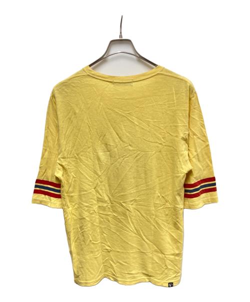 Hysteric Glamour（ヒステリックグラマー）Hysteric Glamour (ヒステリックグラマー) Sunday Morning Fever 5分袖 Tシャツ イエロー サイズ:Mの古着・服飾アイテム