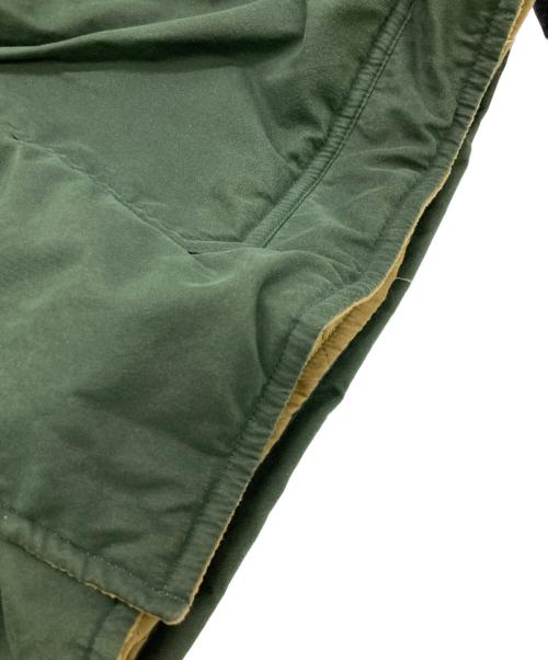 HERMES（エルメス）HERMES (エルメス) リバーシブルキルティングコート グリーン×ベージュ サイズ:48の古着・服飾アイテム