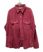 FIVE BROTHERファイブブラザー）の古着「90s シャモアクロスシャツ」｜レッド