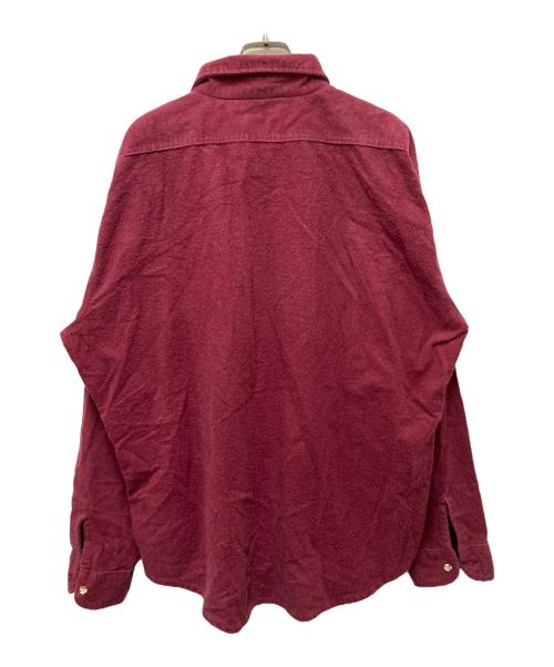 FIVE BROTHER（ファイブブラザー）FIVE BROTHER (ファイブブラザー) 90s シャモアクロスシャツ レッド サイズ:XLの古着・服飾アイテム