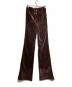 BLANK (ブランク) ベロアフレアロングパンツ/Velour Flare Pants ブラウン サイズ:1：17000円