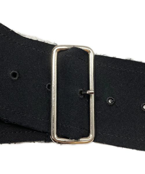 COMME des GARCONS（コムデギャルソン）COMME des GARCONS (コムデギャルソン) ウールギャバジンカッティングマルチベルトコート/Wool Gabardine Cutting Multi-Belt Coat  ブラック サイズ:Sの古着・服飾アイテム
