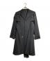 COMME des GARCONS（コムデギャルソン）の古着「ウールギャバジンカッティングマルチベルトコート/Wool Gabardine Cutting Multi-Belt Coat 」｜ブラック