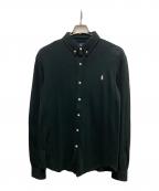 RALPH LAURENラルフローレン）の古着「コットンシャツ」｜ブラック