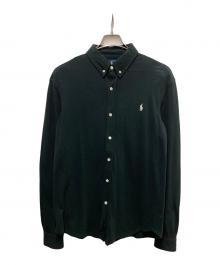 RALPH LAUREN（ラルフローレン）の古着「コットンシャツ」｜ブラック