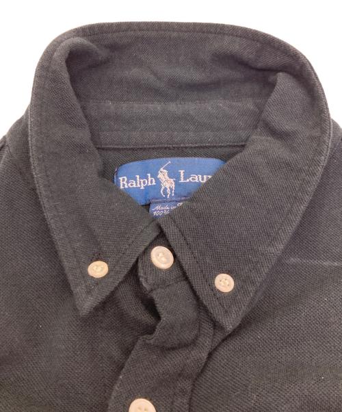 RALPH LAUREN（ラルフローレン）RALPH LAUREN (ラルフローレン) コットンシャツ ブラック サイズ:Ｍの古着・服飾アイテム