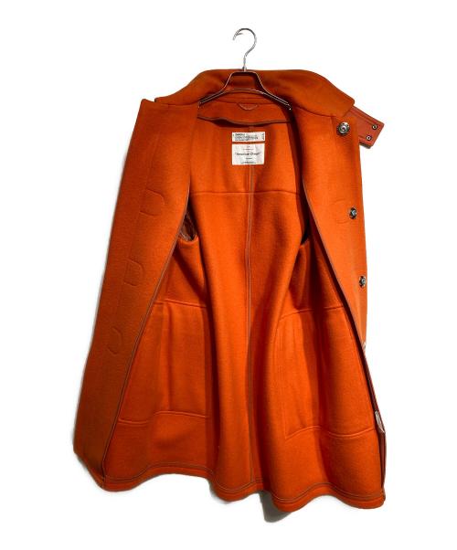 DAIRIKU（ダイリク）DAIRIKU (ダイリク) Snap Button Duffle Coat/スナップボタン付きダッフルコート オレンジ サイズ:Lの古着・服飾アイテム