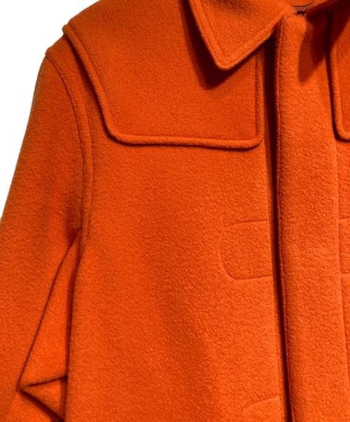 DAIRIKU（ダイリク）DAIRIKU (ダイリク) Snap Button Duffle Coat/スナップボタン付きダッフルコート オレンジ サイズ:Lの古着・服飾アイテム