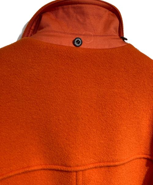 DAIRIKU（ダイリク）DAIRIKU (ダイリク) Snap Button Duffle Coat/スナップボタン付きダッフルコート オレンジ サイズ:Lの古着・服飾アイテム