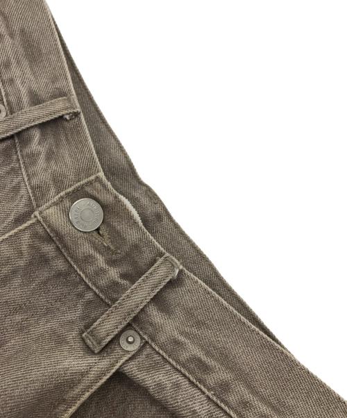AURALEE（オーラリー）AURALEE (オーラリー) HARD TWIST FADED DENIM SHORTS ブラウン サイズ:０の古着・服飾アイテム