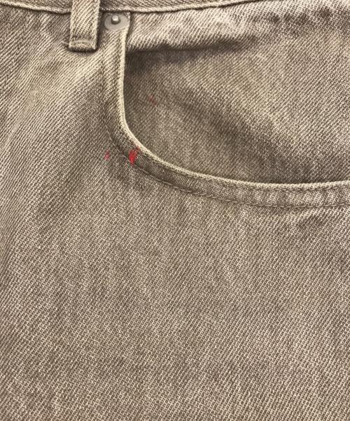 AURALEE（オーラリー）AURALEE (オーラリー) HARD TWIST FADED DENIM SHORTS ブラウン サイズ:０の古着・服飾アイテム