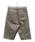 AURALEE (オーラリー) HARD TWIST FADED DENIM SHORTS ブラウン サイズ:０：8000円