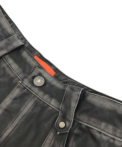 ROUGHNECK（ラフネック）ROUGHNECK (ラフネック) フェイクレザースカート ブラック サイズ:SIZE Sの古着・服飾アイテム