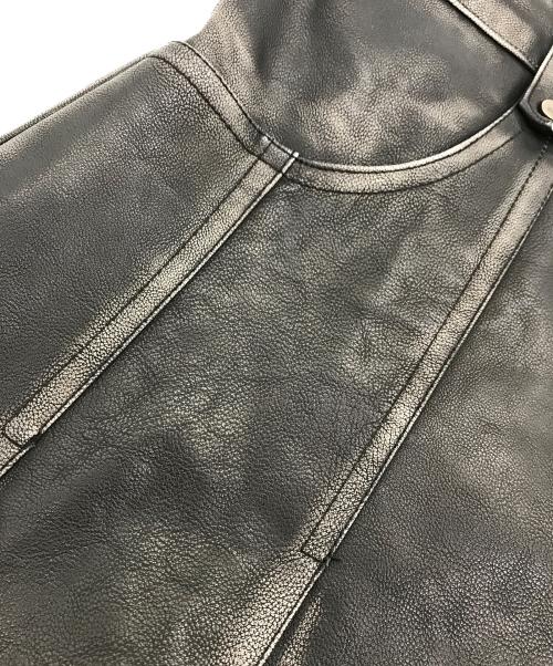 ROUGHNECK（ラフネック）ROUGHNECK (ラフネック) フェイクレザースカート ブラック サイズ:SIZE Sの古着・服飾アイテム