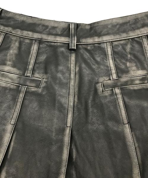 ROUGHNECK（ラフネック）ROUGHNECK (ラフネック) フェイクレザースカート ブラック サイズ:SIZE Sの古着・服飾アイテム