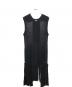TOGA ARCHIVES（トーガアーカイブス）の古着「Fringe knit dress」｜ブラック