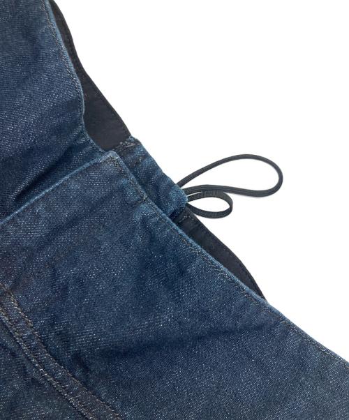 BONUM（ボナム）Bonum (ボナム) レースアップハイライズデニム インディゴ サイズ:	SIZE 40の古着・服飾アイテム