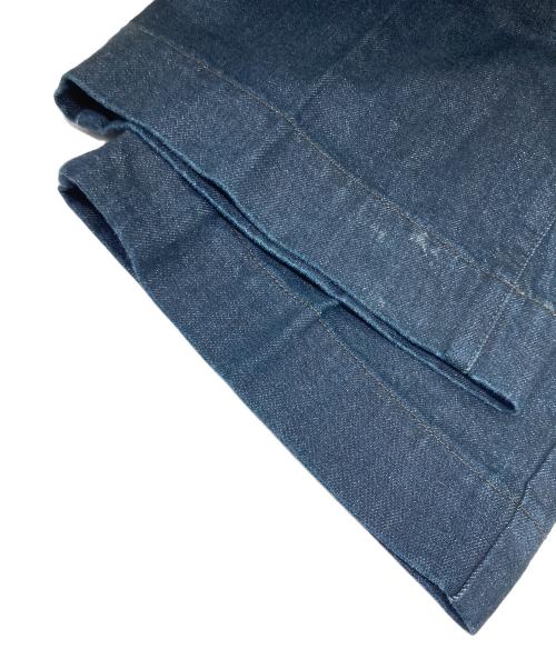 BONUM（ボナム）Bonum (ボナム) レースアップハイライズデニム インディゴ サイズ:	SIZE 40の古着・服飾アイテム
