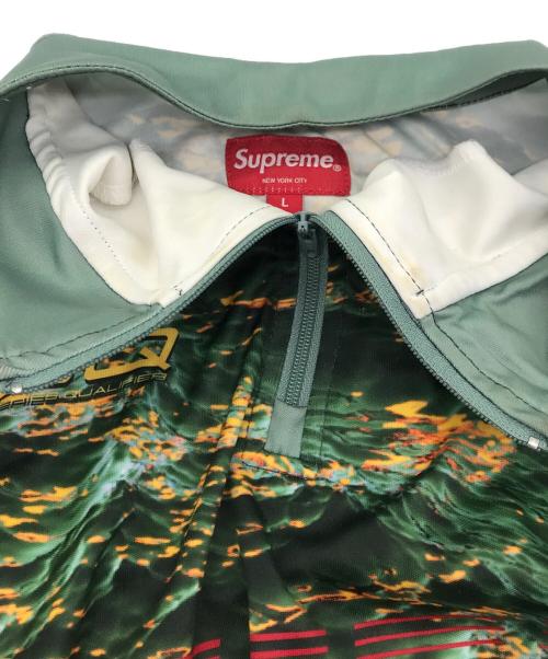 SUPREME（シュプリーム）Supreme (シュプリーム) Waves Zip Pullover グリーン サイズ:lの古着・服飾アイテム