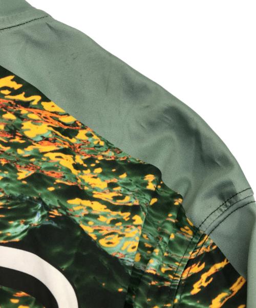 SUPREME（シュプリーム）Supreme (シュプリーム) Waves Zip Pullover グリーン サイズ:lの古着・服飾アイテム