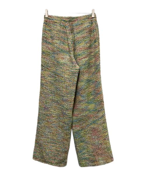 masu（エムエーエスユー）MASU (エムエーエスユー) CANDY TWEED WIDE PANTS マルチカラー サイズ:44の古着・服飾アイテム