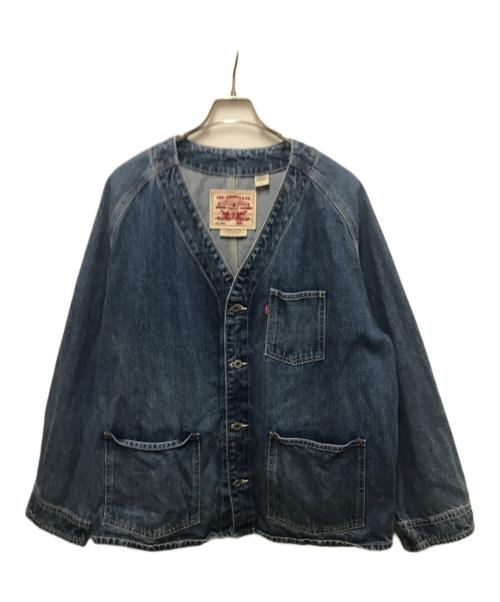 LEVI'S PReMIUM（リーバイス プレミアム）LEVI'S PReMIUM (リーバイス プレミアム) UNION ENGINEER カーディガン インディゴ サイズ:LARGEの古着・服飾アイテム