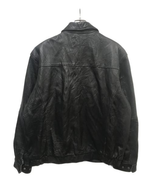 JOS.A.BANK（ジョス エー バンク）JOS.A.BANK (ジョス エー バンク) 90s レザースイングトップ ブラック サイズ:Ｌの古着・服飾アイテム