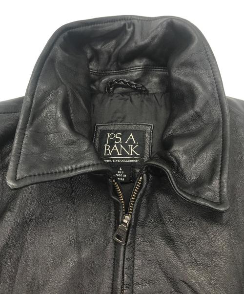 JOS.A.BANK（ジョス エー バンク）JOS.A.BANK (ジョス エー バンク) 90s レザースイングトップ ブラック サイズ:Ｌの古着・服飾アイテム