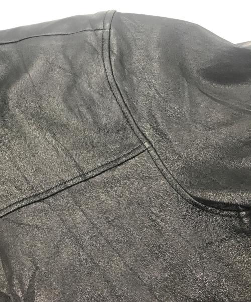 JOS.A.BANK（ジョス エー バンク）JOS.A.BANK (ジョス エー バンク) 90s レザースイングトップ ブラック サイズ:Ｌの古着・服飾アイテム