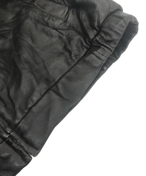 JOS.A.BANK（ジョス エー バンク）JOS.A.BANK (ジョス エー バンク) 90s レザースイングトップ ブラック サイズ:Ｌの古着・服飾アイテム