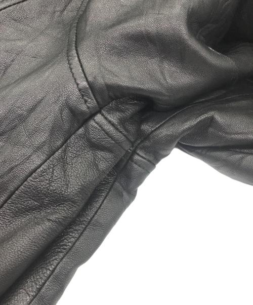 JOS.A.BANK（ジョス エー バンク）JOS.A.BANK (ジョス エー バンク) 90s レザースイングトップ ブラック サイズ:Ｌの古着・服飾アイテム