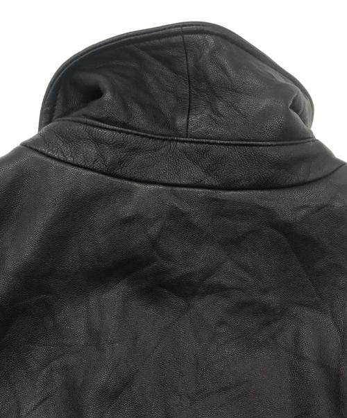 JOS.A.BANK（ジョス エー バンク）JOS.A.BANK (ジョス エー バンク) 90s レザースイングトップ ブラック サイズ:Ｌの古着・服飾アイテム