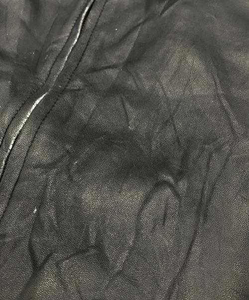 JOS.A.BANK（ジョス エー バンク）JOS.A.BANK (ジョス エー バンク) 90s レザースイングトップ ブラック サイズ:Ｌの古着・服飾アイテム