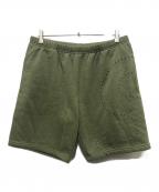 SUPREMEシュプリーム）の古着「Laser Cut S Logo Sweatshort」｜グリーン