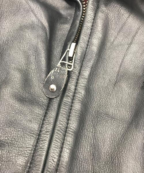 Schott（ショット）Schott (ショット) レザージャケット ブラック サイズ:Ｌの古着・服飾アイテム