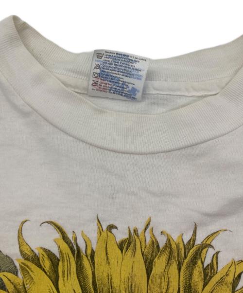 Hanes（ヘインズ）Hanes (ヘインズ) サンフラワープリントTEE ホワイト サイズ:SIZE XLの古着・服飾アイテム