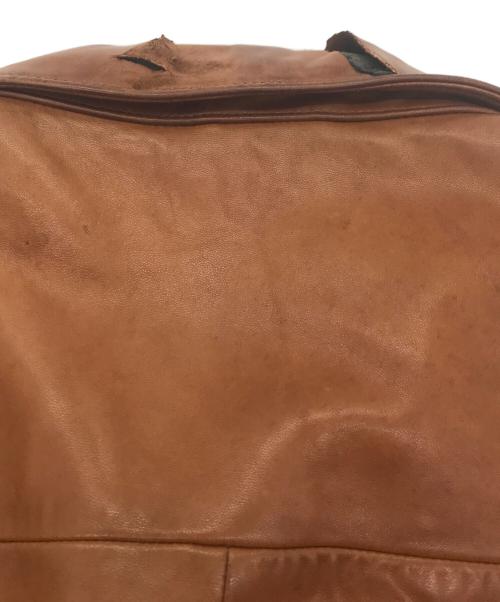 POLO RALPH LAUREN（ポロ・ラルフローレン）POLO RALPH LAUREN (ポロ・ラルフローレン) 90s レザー スイングトップ ブラウン サイズ:XXLの古着・服飾アイテム