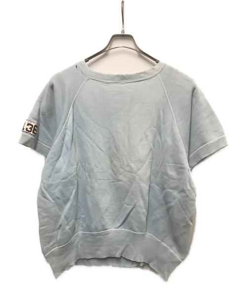 USED（ユーズド）USED (ユーズド) 半袖ラグランスリーブスウェット スカイブルー サイズ:不明の古着・服飾アイテム