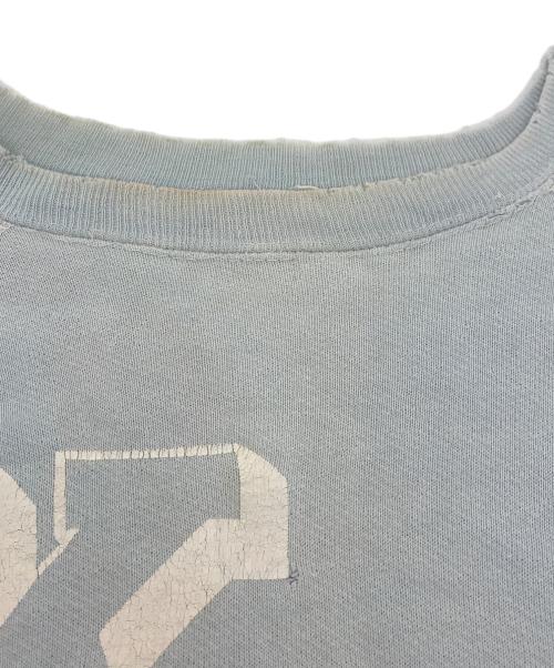 USED（ユーズド）USED (ユーズド) 半袖ラグランスリーブスウェット スカイブルー サイズ:不明の古着・服飾アイテム