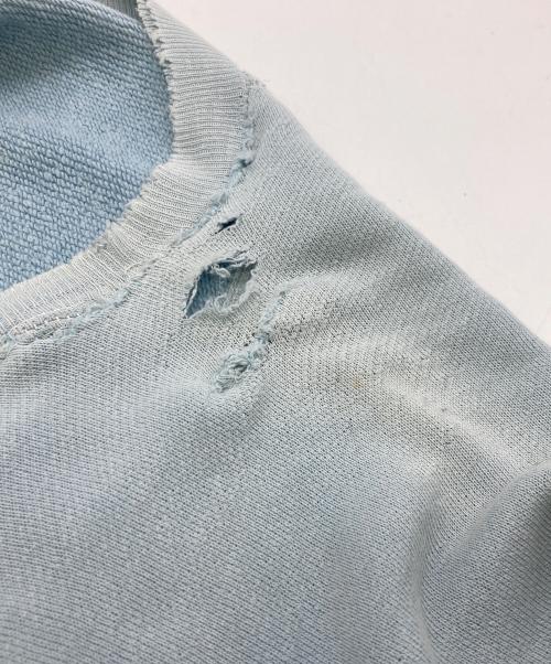 USED（ユーズド）USED (ユーズド) 半袖ラグランスリーブスウェット スカイブルー サイズ:不明の古着・服飾アイテム