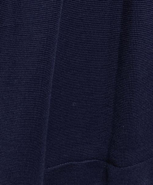 Chloe（クロエ）Chloe (クロエ) OVERSIZE CONTRAST TRIM COAT/オーバーサイズ・コントラストトリム・コート ネイビー サイズ:XSの古着・服飾アイテム