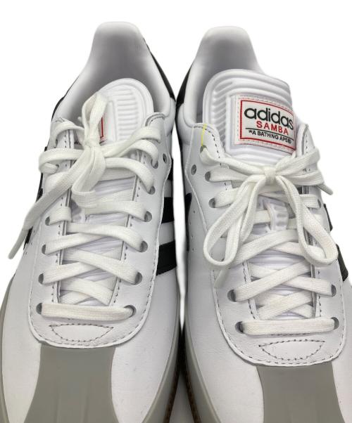 adidas（アディダス）adidas (アディダス) A BATHING APE (アベイシングエイプ) SAMBA BAPE ‘White’ ホワイト サイズ:	SIZE US8.5（26.5cm） 未使用品の古着・服飾アイテム